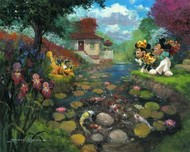James Coleman Art James Coleman Art Mickey's Koi Pond